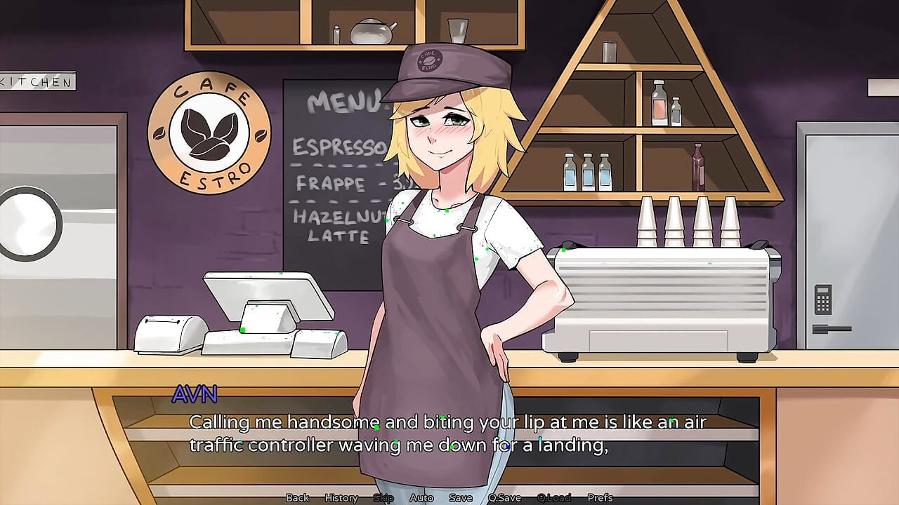Hazelnut Latte 2 - شقراء ساخنة تحب أن تكون ديكي في فمه