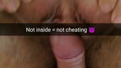 Not inside - not cheating, you should know it, my dear hubby