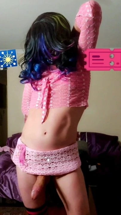 Playing  in  pink to cumshot