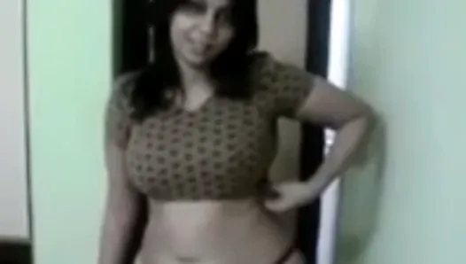 Indian step mom in hotel room