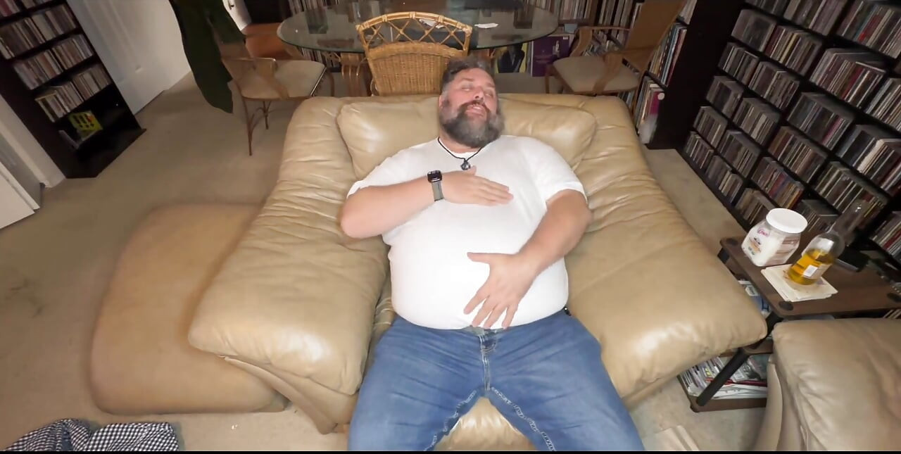 Relaxing with a Cold One and a Hot Cock