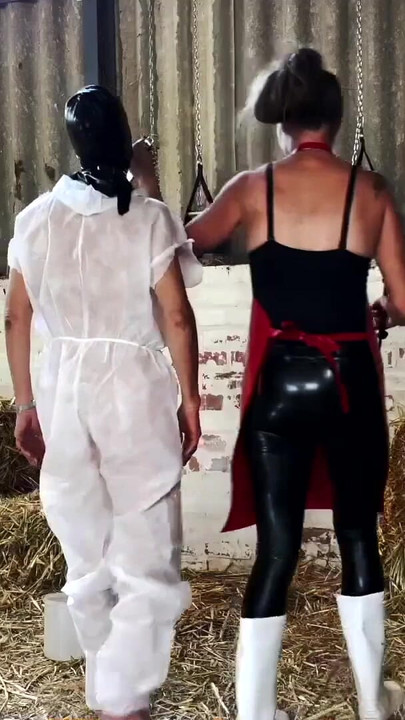 "Dominatrix sahibe April'dan duygusal an - azgın kadın kılıklı sürtük"