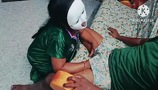 Tamil - Desi-mädchen verführt ihren freund und gab schönen blow, um ihn auf das bett zu nehmen - erotisches stöhnen mit tamilischer audio