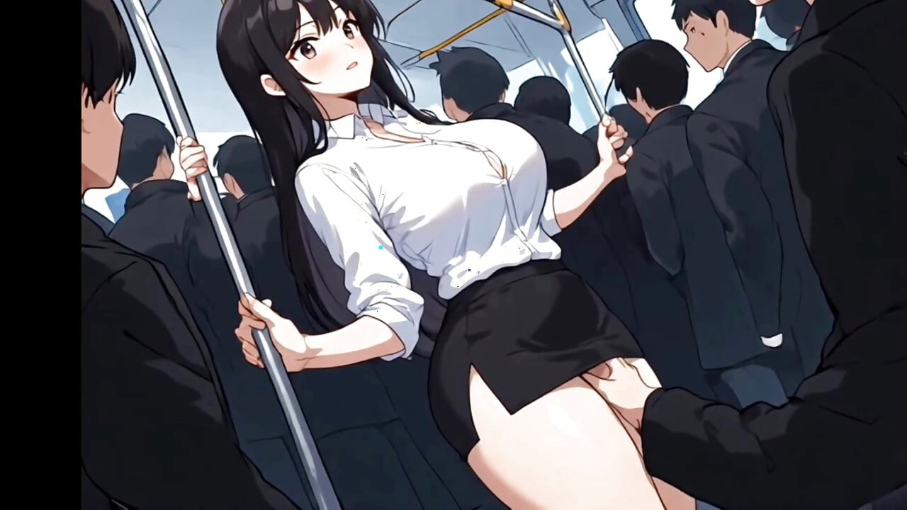Anime public bus threesome sex ( AI generated )