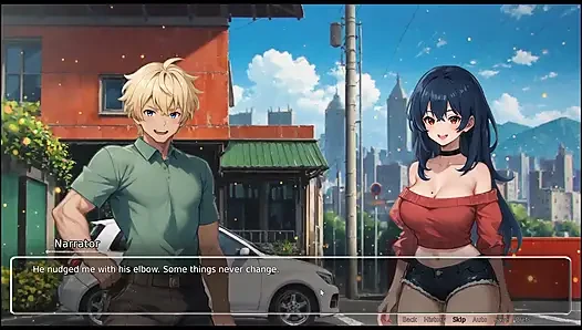 Die wände entblößt, ROMANTIK, Hentai-Spiel ep.1 Meine FREUNDIN enthüllt ihren PERFEKTen ARsch auf der STRAßE!