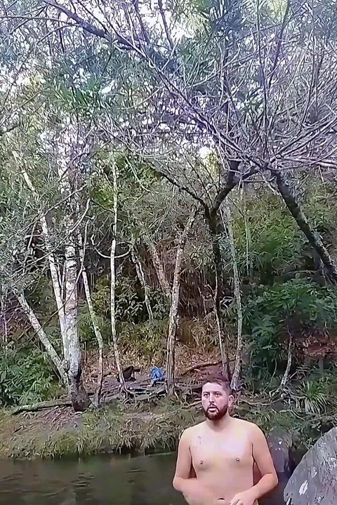 I Went to the Waterfall and Showed off Before Someone Came and Caught Me.