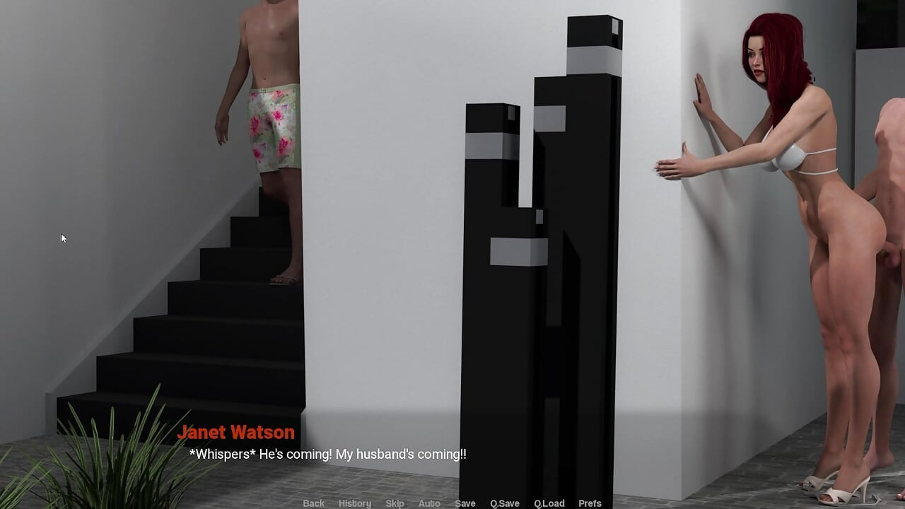 Stepmom Can't Resist Beating My Meat- Away From Home #12 Gameplay