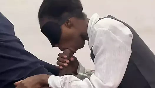 Murid mungil asal sierra leone nggak bisa meninggalkan kontol besar sendirian 2