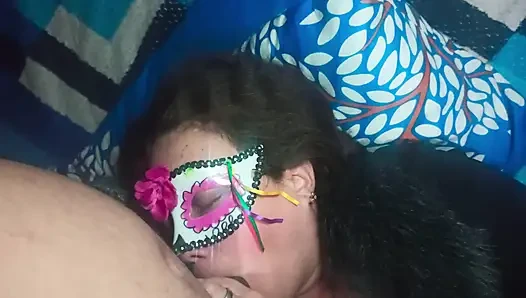 Giving my man a delicious blowjob