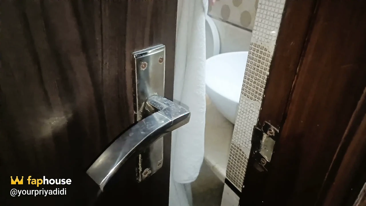 Caught My Stepsister While She Was Bathing and Filming Her, Then Made Her Grab My Cock and Fuck Me, Hindi Audio