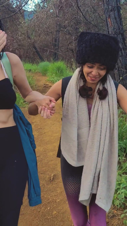 Memorable moment from "Exhibitionism in the river with two lesbians"