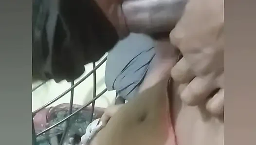 Минет с хозяином дома