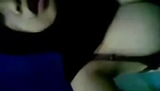 indonesian - jilbaber tudung girl with big boobs masturbate