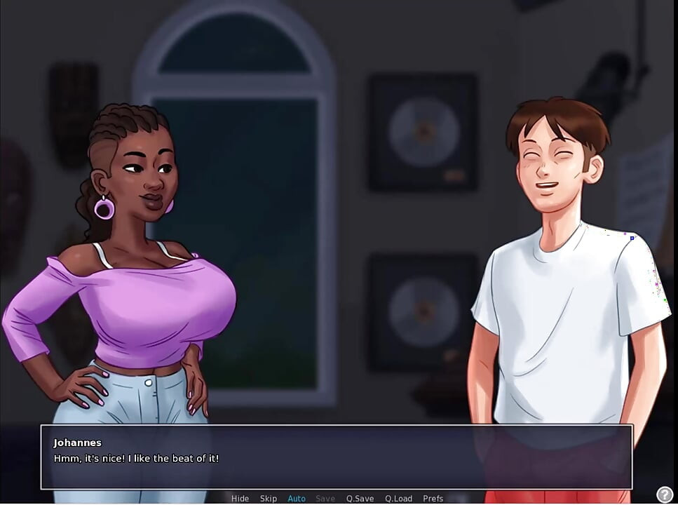Summertime saga - miss dewitt sexszene