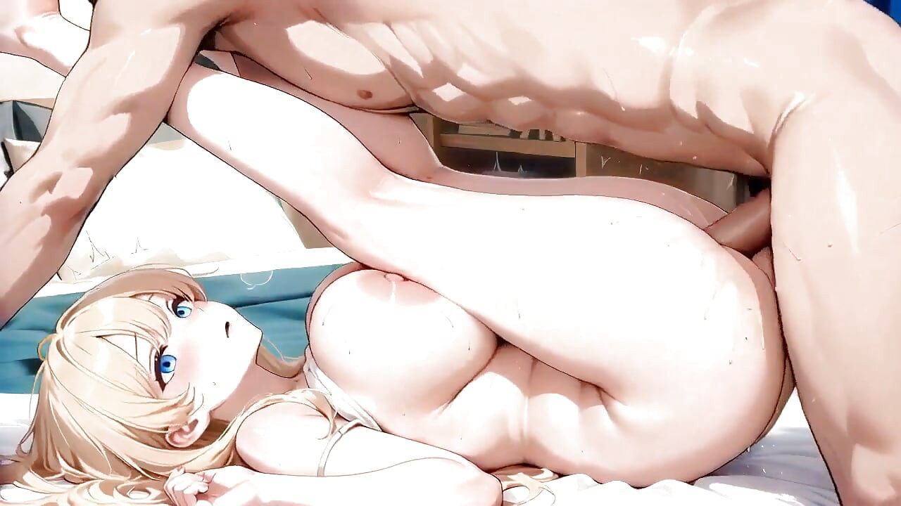 그녀는 흰색 유니폼을 입고 있지만 너만의 눈을 가지고 있다. 사방에서 섹시한 사이드 라이에 이르기까지 모든 눈은 젖고 수줍어합니다.