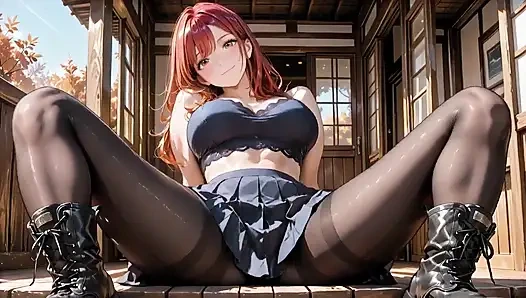 Explosive Hentai Onee-san session - große titten hüpfen, tropfender wahnsinn