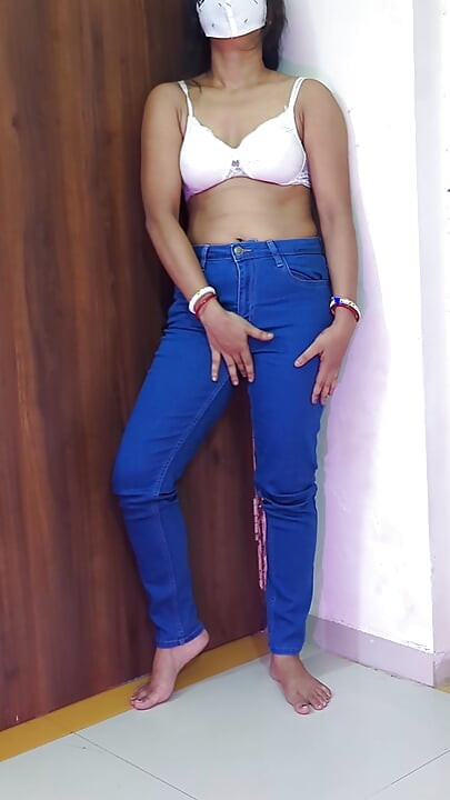 I'm Horny and I Find My Stepsister Masturbating and I Fuck Her Without Removing Her Jeans