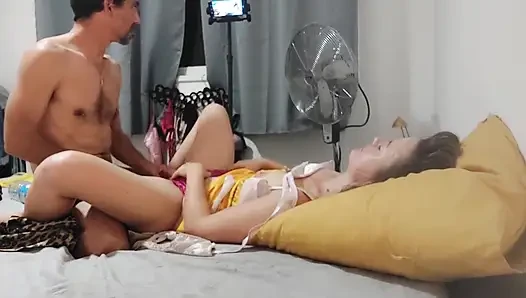 RUSH, French slut doggy fuck, French dirty talk, POV, satin lingerie, heels part 2