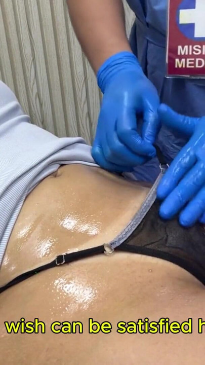 Doctor, is this how the review is Touching my pussy too rich | Clip 1