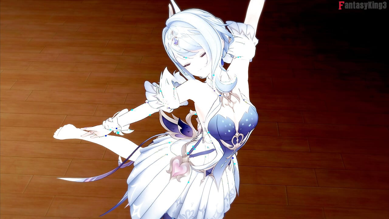 Dansatoarea sexy Odette îi suge pianistul – Genshin Impact