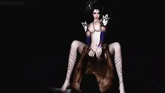 3D scarlet goddess Flame awakened - Hentai animation 3D