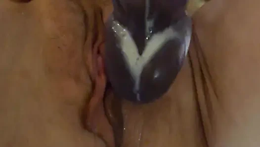 Goode Girl Ties, Licks and Sucks Hubby's Cock and Balls and Fucks Herself