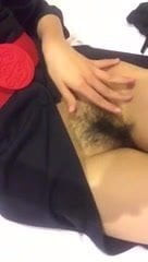 Asian Stained Panty Masturbation