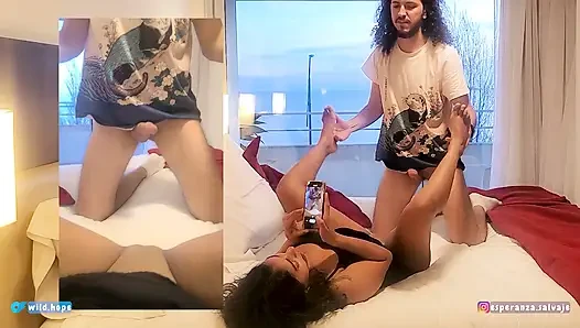 I met a girl on the coast and she took me to her hotel to her hard and she swallowed all the milk