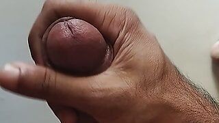 Jurking penis cum shot on floor awesome feel