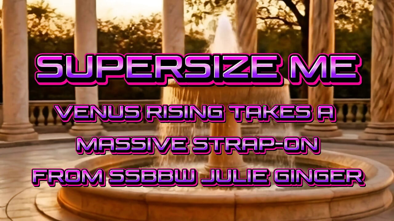 MILF Gets Pounded by SSBBW Julie Ginger with Strap on