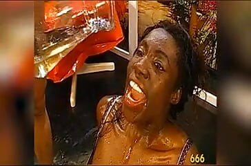 Hard Piss in Mouth & Swallowed - Filthy German Slut Drinks Hot Piss Straight From the Source