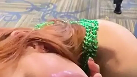 Maitland Ward having hot Saint Patrick's Day sex