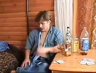 Russian Mom Play Strip Poker with Not her Step Son