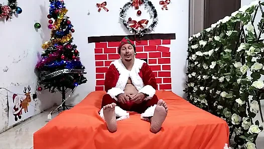 Santa’s Dirty Surprise: Big Jolly Santa Fucks a Passionate Busty Housewife Home Alone