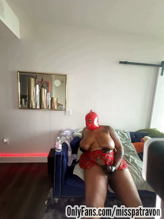 Stepmommy Dearest Patra in Red Latex