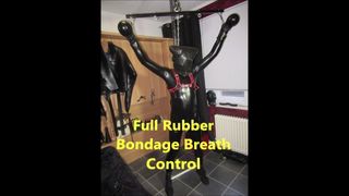 Rubberen bondage ademhalingscontrole