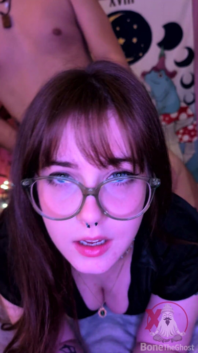 18 Cute Nerdy PAWG Is Horny Doggystyle and a Facial | Clip 1