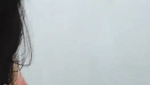 My sister-in-law gives me a blowjob and swallows the milk