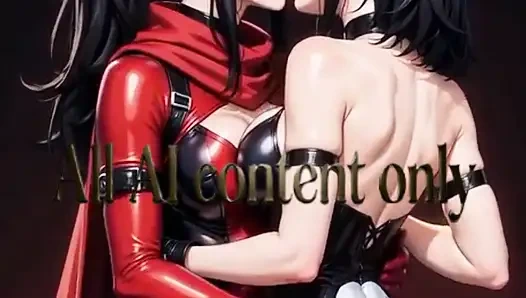 Erosquest - daredevil + punisher - sapphic zevkleri - cosplay - yapay zeka içeriği