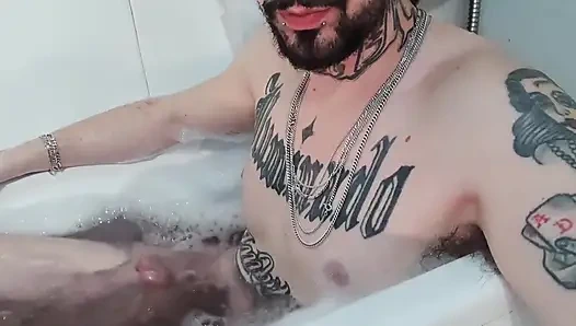 Banyoda doğum günü seks partisi