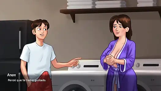 Hot Mom Knew That With That Dress She Could Make The Night Quite Romantic And Passionate - Summertime Saga