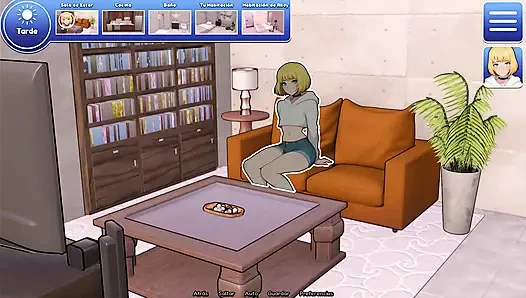 Temannya femboy masturbasi di tempat tidurnya - dibunkered dengan femboy