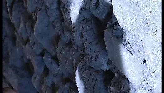 Брюнетку трахает в коттедже большой жесткий член, кончающий в ее рот