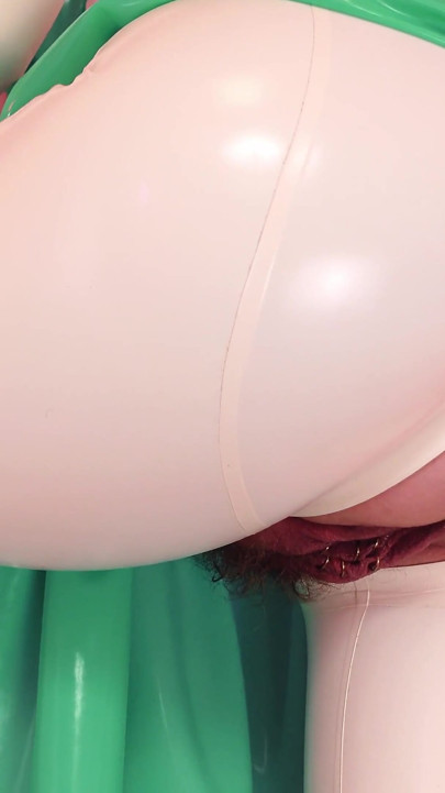 Hot Medical Exam for you... with JOI - Latex Rubber Fetish pin up MILF (Arya Grander)