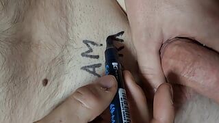 Penis betäuben mit dem Elastrator Band für 20 Minuten abschnüren mit 5 Bändern