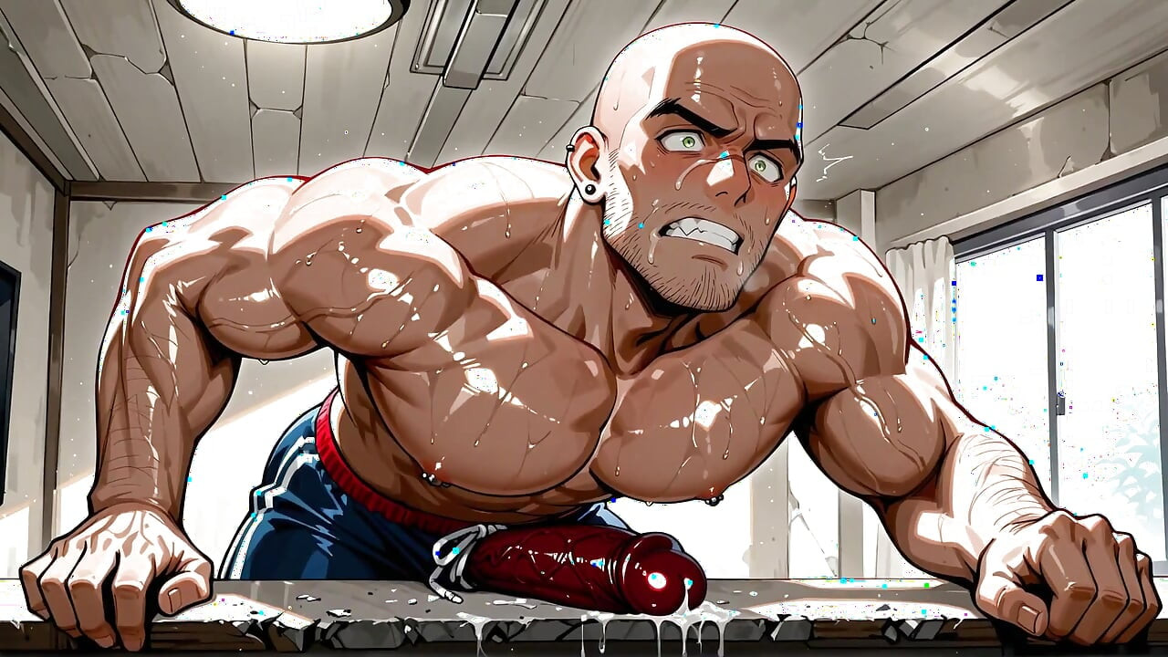 Ai Anime Stil Muškarci s Velikim Kurcem