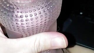 I masturbate while watching a video of my wife fingering her cotton candy flavored pussy.