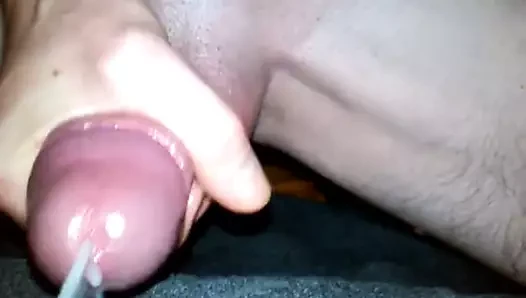 Başka bir mastürbasyon benden çok spurts ve cum ile