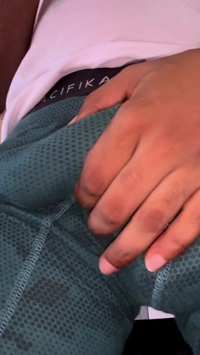 MY FRIEND FROM COLLEGE PUTS HIS BUNDLE IN FRONT OF ME AND I CAN'T RESIST AND I TOUCH IT | Clip 2