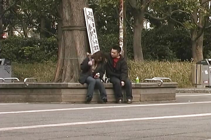 Mature Japanese Cougar Yagaide Shares Secret Outdoor Moments
